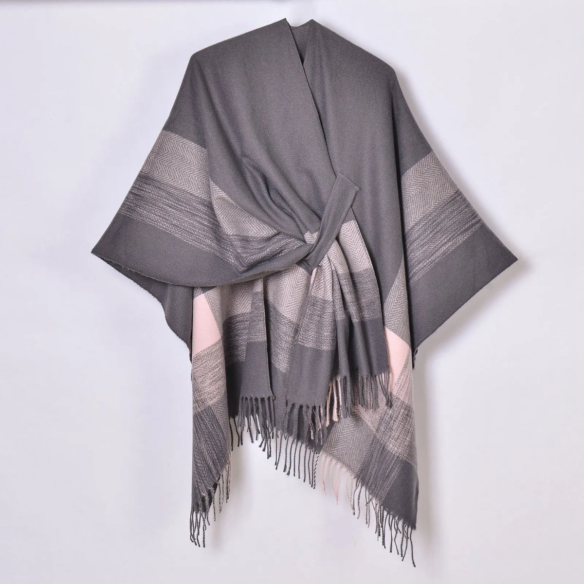 Warm Fringed Shawl Poncho Wrap (BUY 2 FREE SHIPPING)