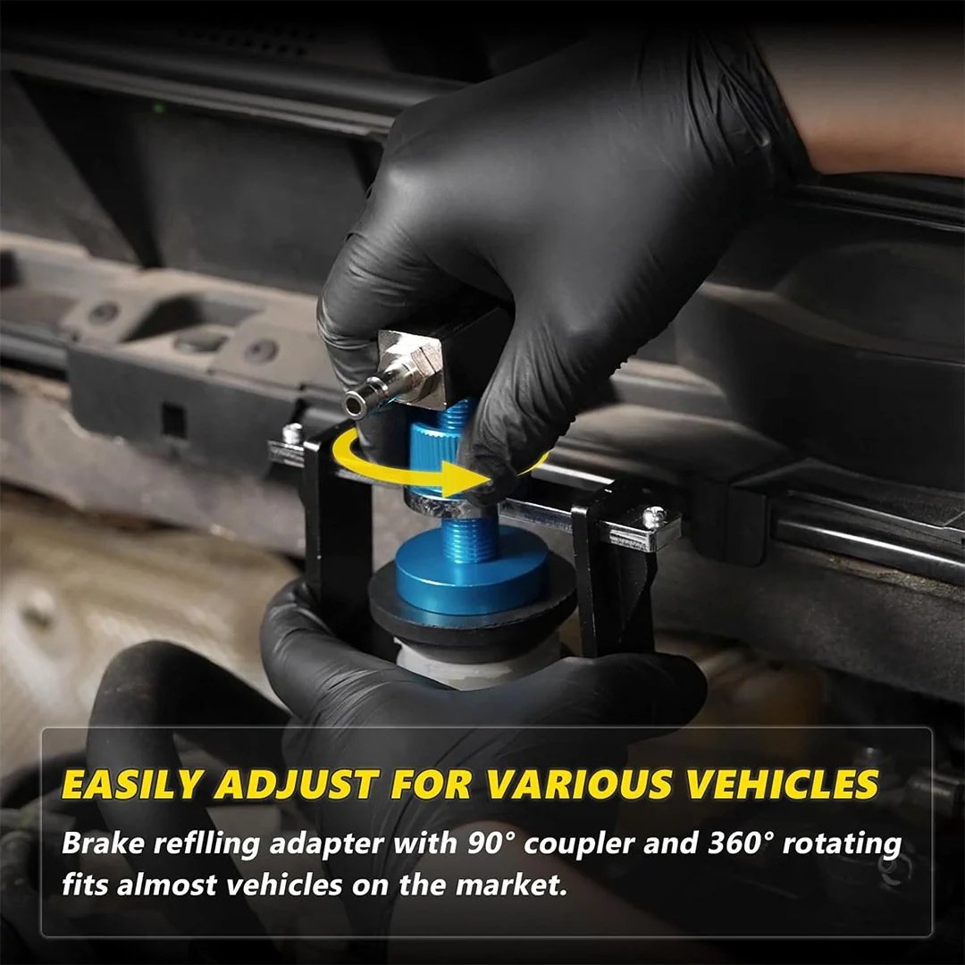 🔥HOT SALE🔥🔩 Universal 58mm Master Cylinder Brake Bleeder Adapter Kit