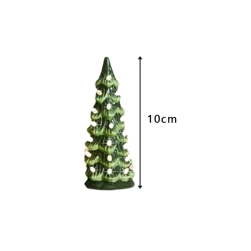 🎉🎄Retro Hand-Painted Tabletop Christmas Trees