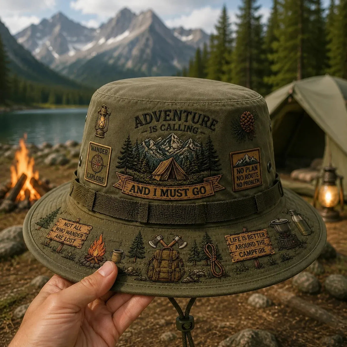 🇺🇸 Last Day Promo: 49% OFF🌲Adventure Is a Way of Life Boonie Hat