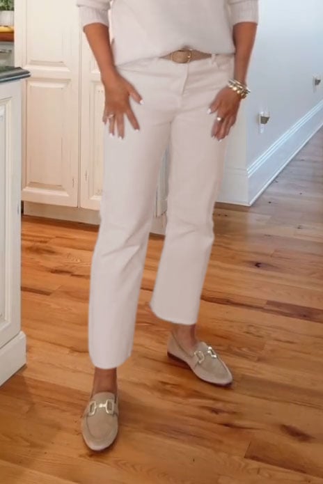 Women's Casual Solid Color V-Neck Knitted Sweater With Casual Pants