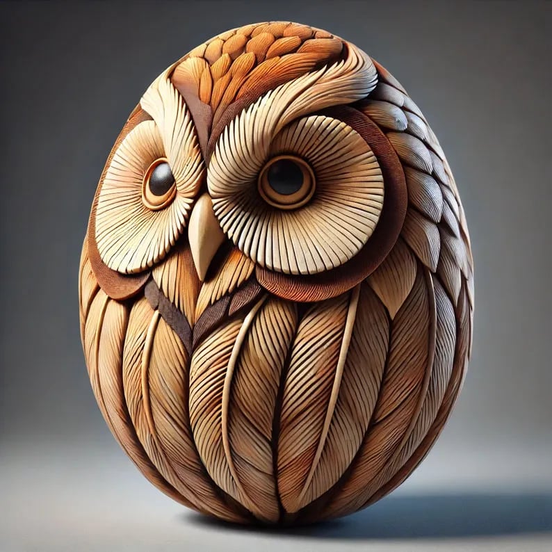 Animal Easter carving craft egg🥚