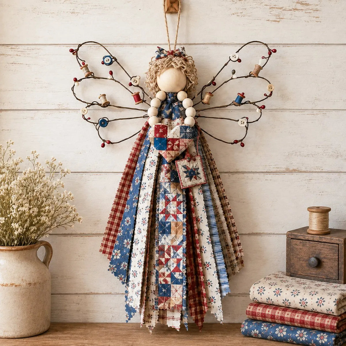 🔥Last Day 49% OFF - 🪽 Angel Fabric Hanging DIY Kit
