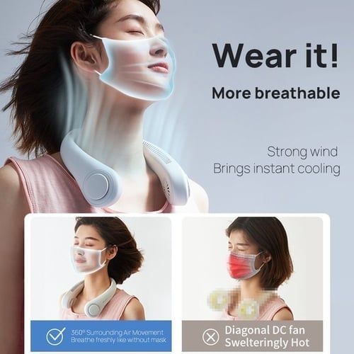 (🔥Mother's Day Pre Now-50% Off) - 🔥New Portable Neck Fan