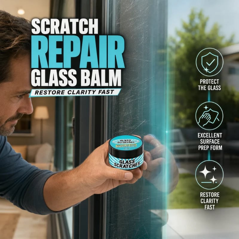 🔥HOT SALE🔥Hot Sale 50% OFF🔥 Multi-Purpose Glass Scratch Repair Paste – 30g, for Windows, Mirrors & Car Glass 🪟