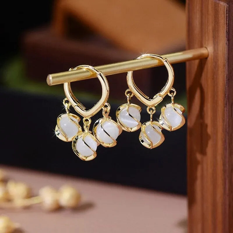 Opal Women's Drop Earrings