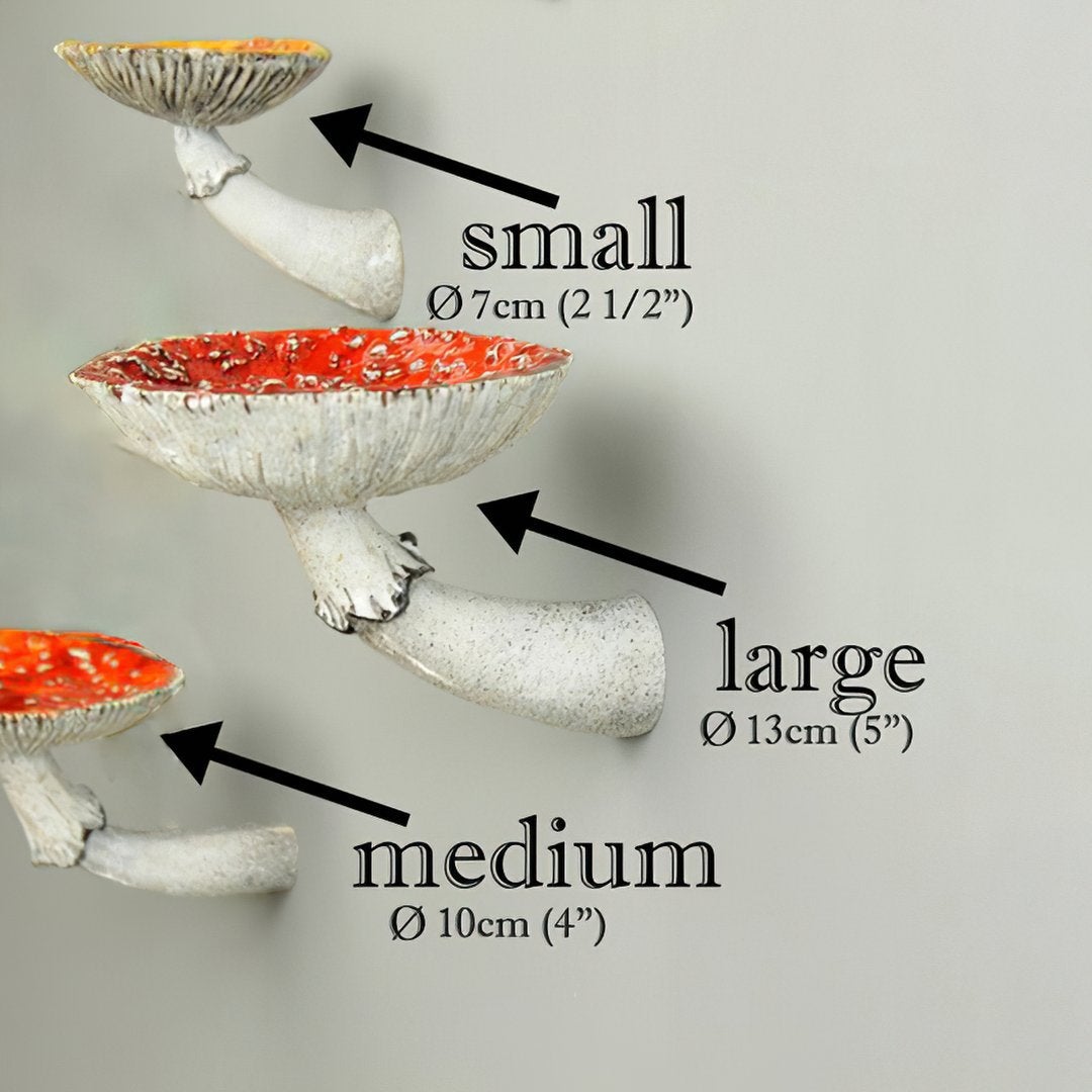 Mushroom Hanging Shelf, Wall Floating Shelf