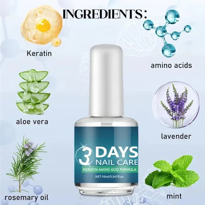 🔥HOT SALE🔥💖LAST DAY - BUY 1 GET 1 FREE!!💕 3 Days Nail Care Formula