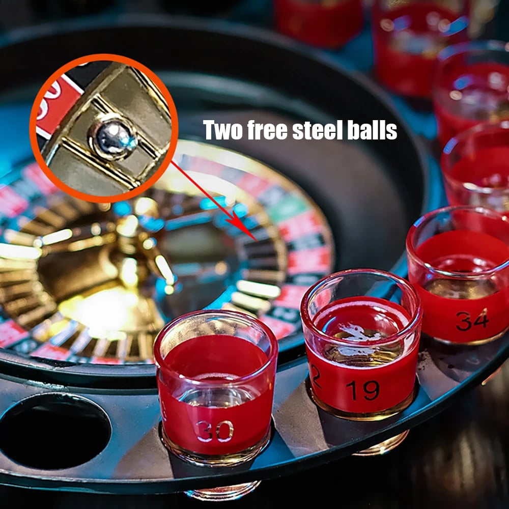 🔥Last Day 49% OFF - 🍹Drinking Roulette Shot Glass Game Set