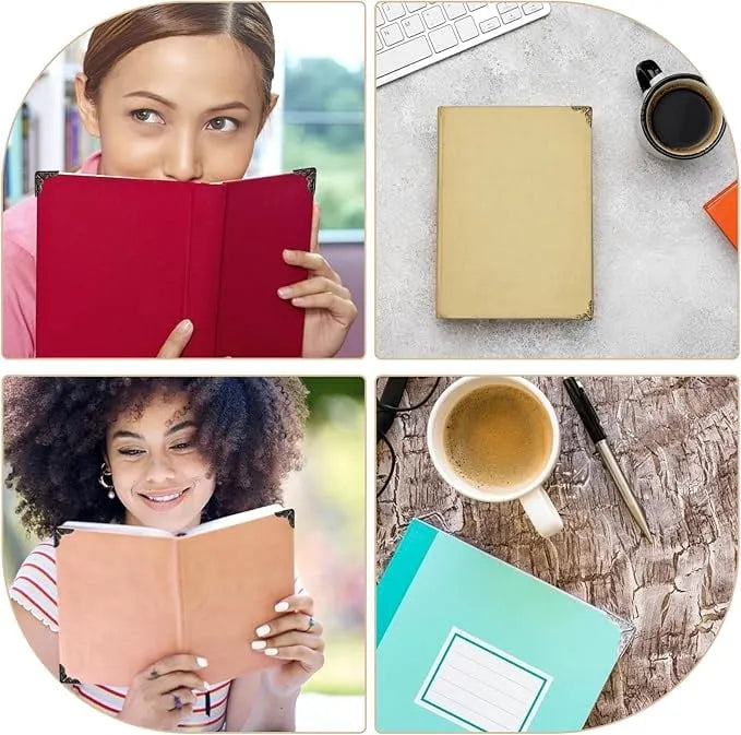 🔥LAST DAY 49% OFF - 100PCS📚Multifunctional metal book corner protector