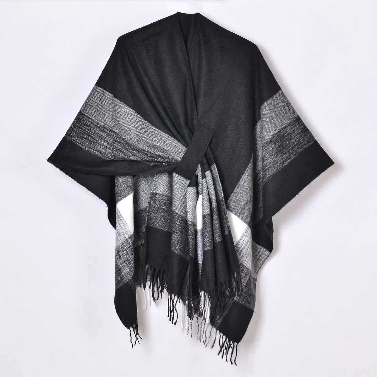 Warm Fringed Shawl Poncho Wrap (BUY 2 FREE SHIPPING)
