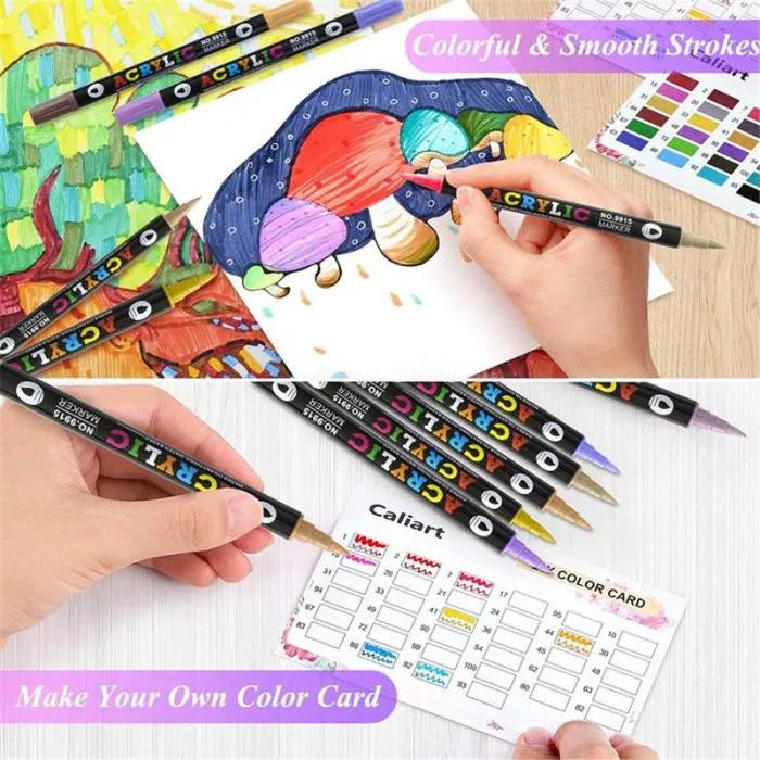 Dual Tip Acrylic Paint Pen Marker