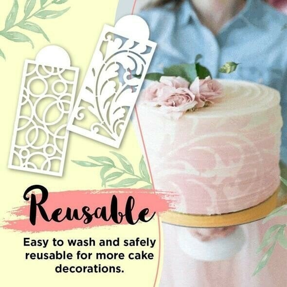 (Early Mother's Day Sale- SAVE 🔥48% OFF🔥) Cake Decoration Stencil