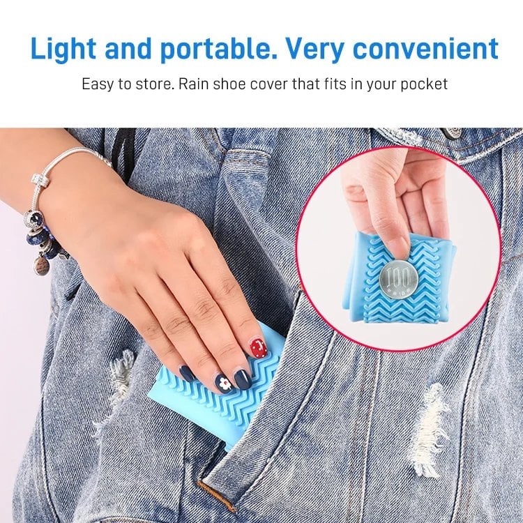 (Early Mother's Day Sale- SAVE 48% OFF) Unisex waterproof silicone shoe covers