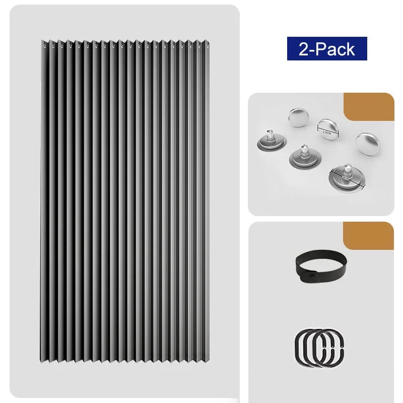 🔥 HOT SALE 🔥⏰🔥LIMITED TIME 49% OFF! ⭐No-Drill Magnetic Accordion Door Curtain