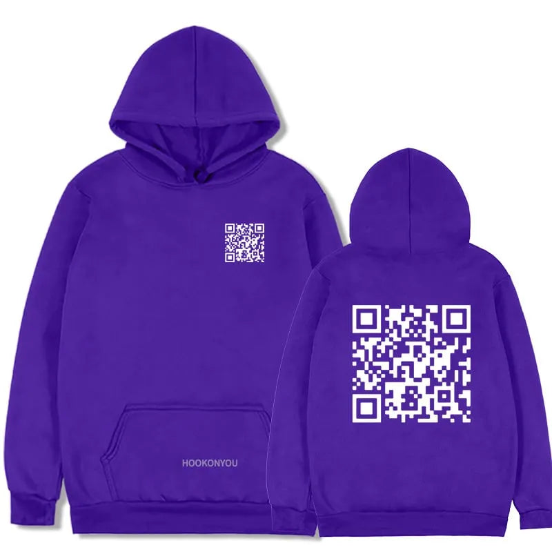 Funny FU QR Code Hoodie(Buy 2 Get Free Shipping)