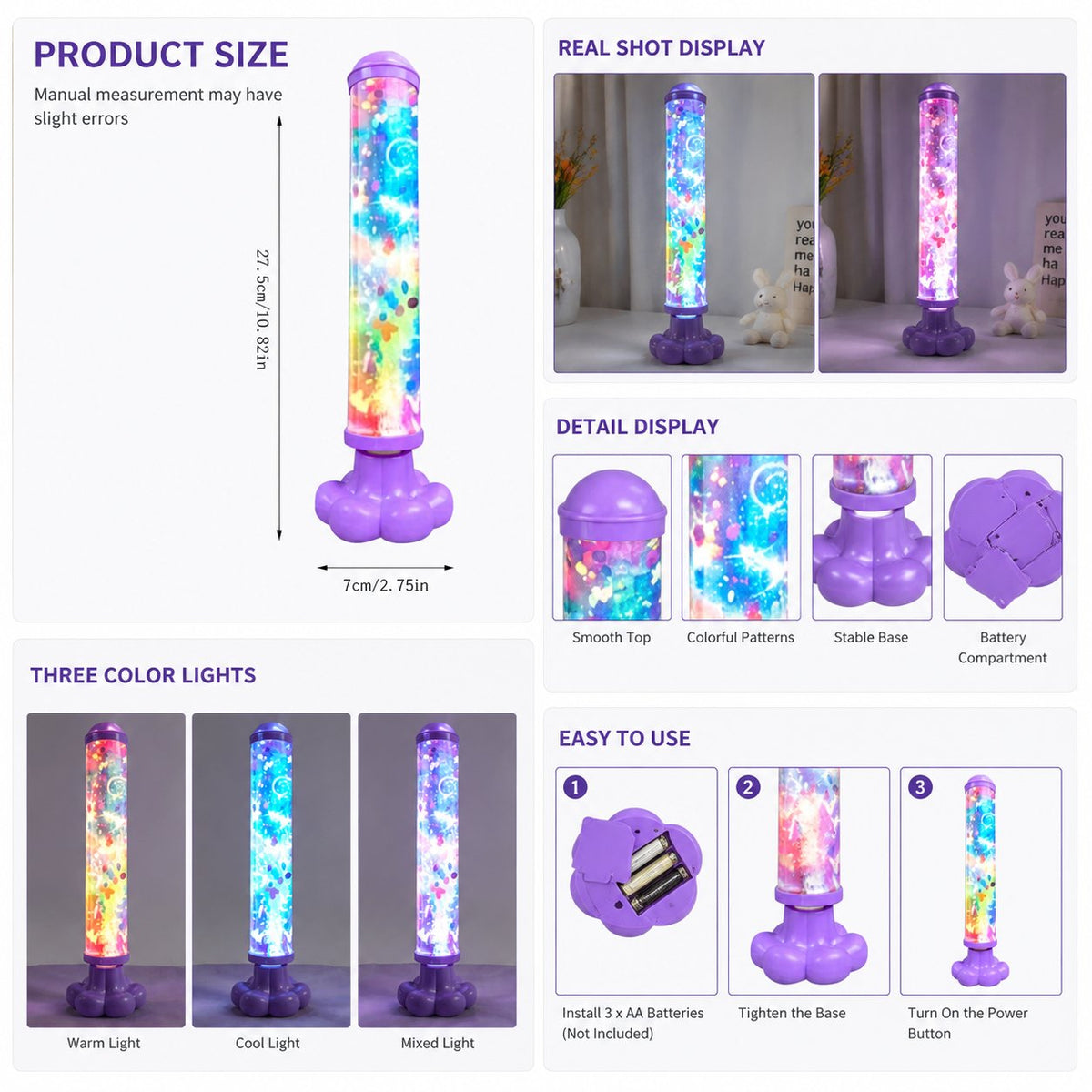 🎉🌈 Turn Every Backyard Into a Rainbow Light Show💦(Random color)