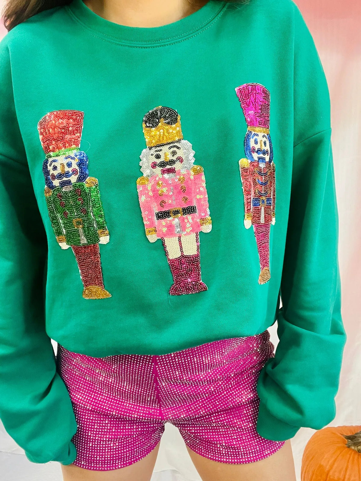 WOMEN'S CHRISTMAS SEQUIN NUTCRACKER PULLOVER (BUY 2 FREE SHIPPING)