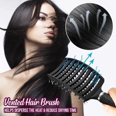 DETANGLER BRISTLE NYLON HAIRBRUSH 🔥BUY 3 GET 1 FREE LAST DAY🔥