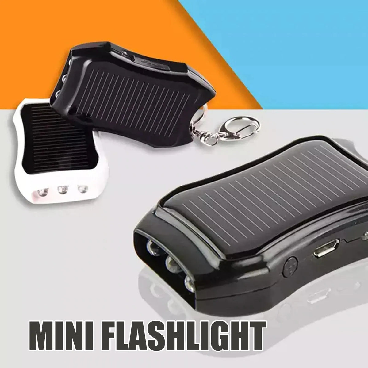 1000mAH Solar Power Bank Keychain-BUY MORE SAVE MORE