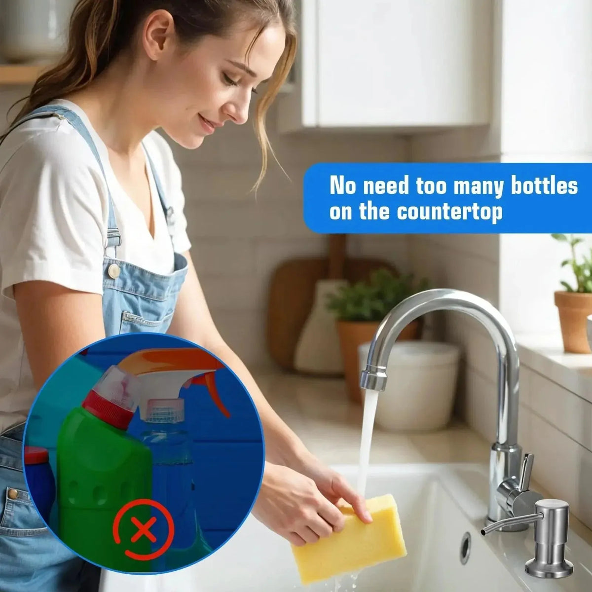 🔥HOT SALE🔥🗻Sink Soap Dispenser with Extension Tube Kit 💡