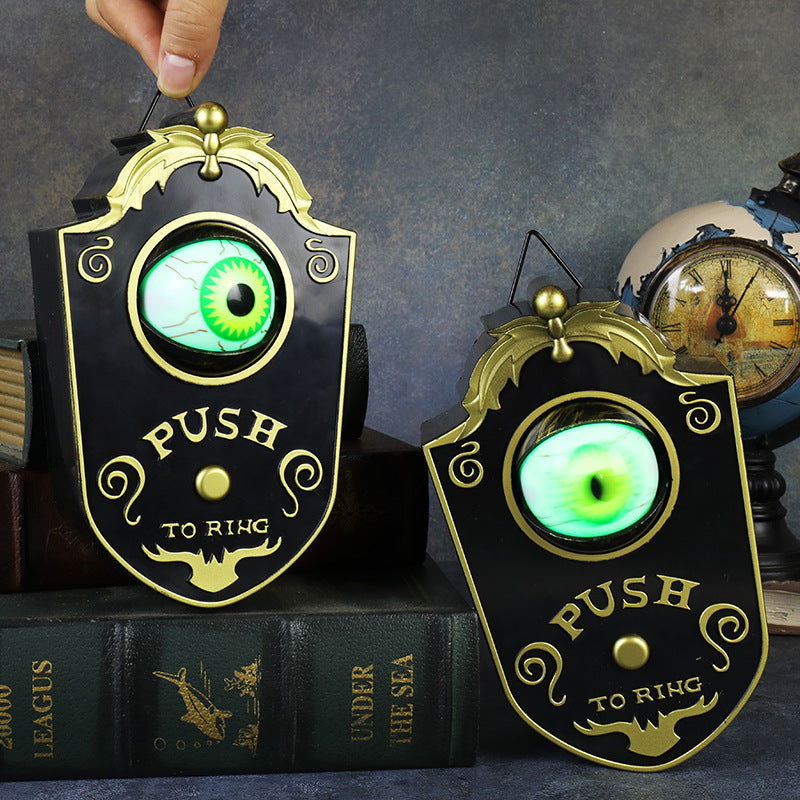 Halloween One-Eyed Doorbell Decoration