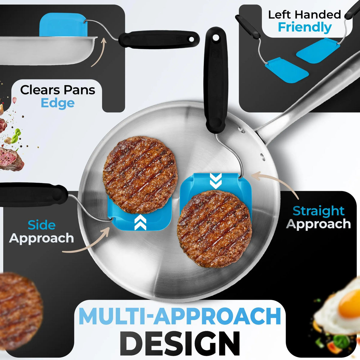 Spatula With Adjustable Angles🍽️ — A must have kitchen gadget👨‍🍳