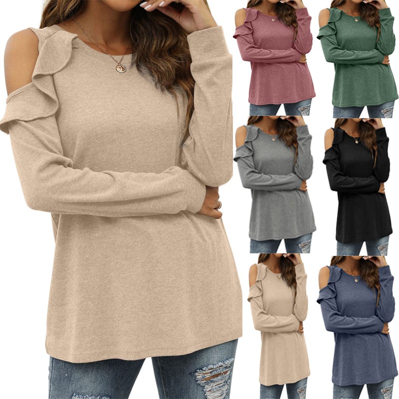 Women's Casual Long Sleeved Shirt Blouse