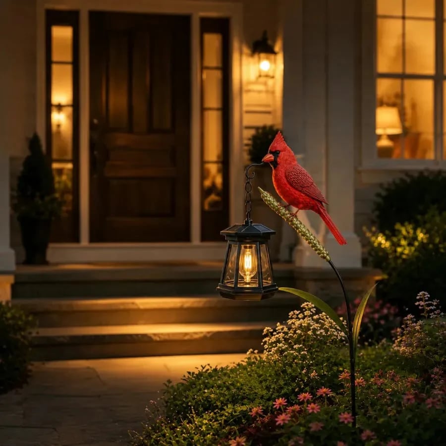 🎉🐦 Cardinal Solar Light—A Beautiful Garden Light That Feels Full of Life