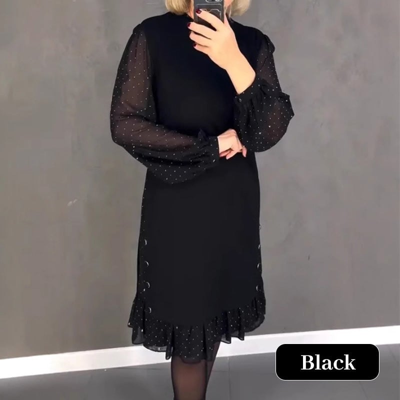 👗To lead the plus-size fashion: comfortable dress charm bloom💋