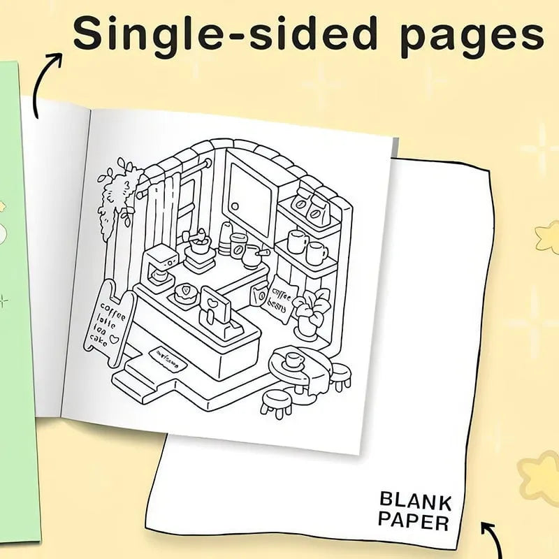 Little Cozy Corner Coloring Book For Adults and Teens