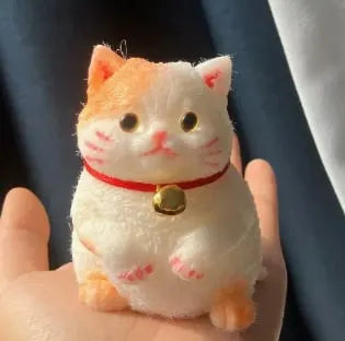 🎉🎨🐾Soft and Cuddly Cat – Stress-Relief Squeezable Toy