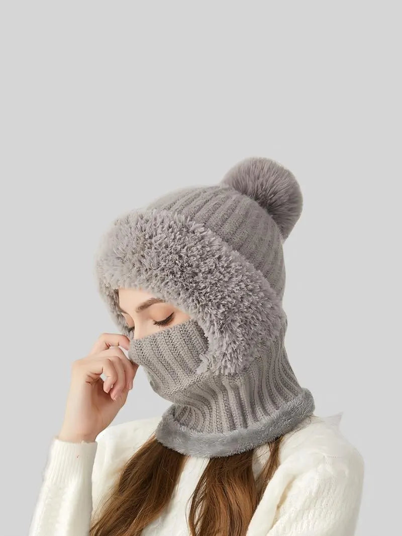 ❄️ Women's Pom Pom Knit Beanie Hat