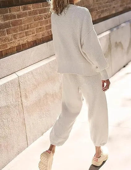 Soft Ribbed Knit Cardigan Set (FREE SHIPPING)
