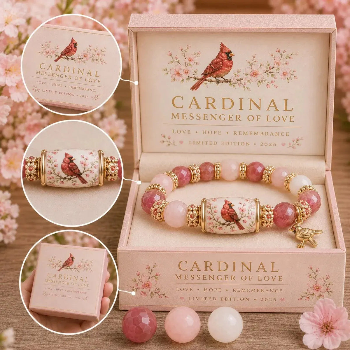 ❤ Love, Remembrance & Cardinal Blessings 🕊️ | 2026 Limited Edition Bracelet