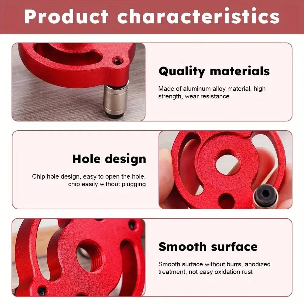 🔥HOT SALE🔥Self-Centering Doweling Jig – Precision Drill Guide for Flawless Woodworking Joints