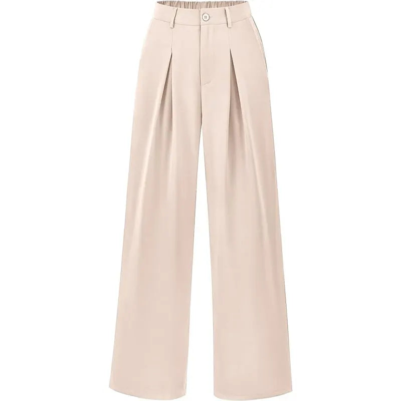 Women's High Waist Casual Wide Leg Loose Trousers Buy 2 Free Shipping