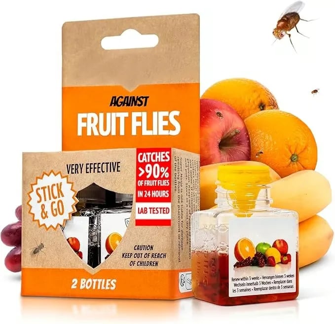 🔥HOT SALE🔥🔥Ultra-Strong Fruit Fly Trap - User Friendly (Up to 3 Weeks per Bottle)