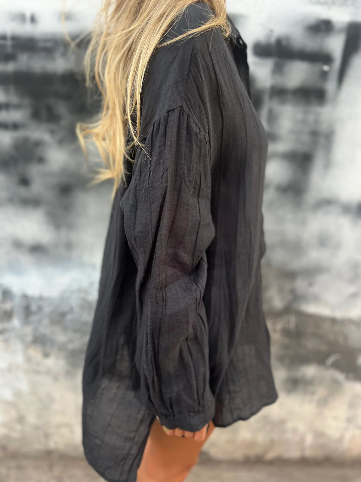💖Limited Sale 49% OFF💖Women's Oversized Linen Button-Up Shirt
