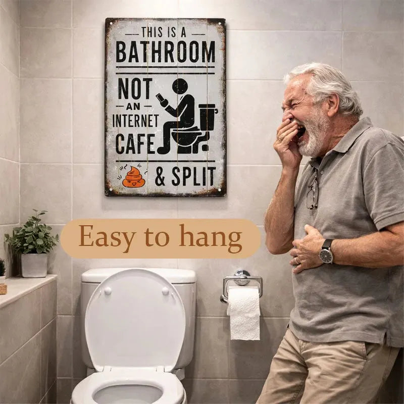 🔥Last Day 50% OFF - 🚽 This Is a Bathroom, Not an Internet Café