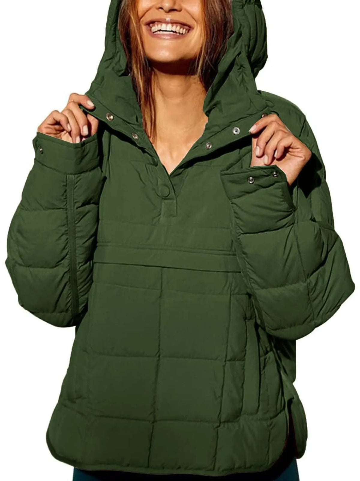 Oversized Quilted Puffer Jacket