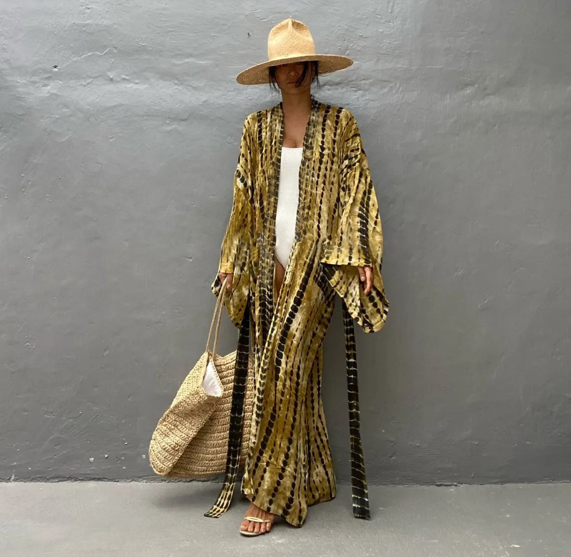 Printed Beach Cover-Up (Buy 2 Free Shipping)