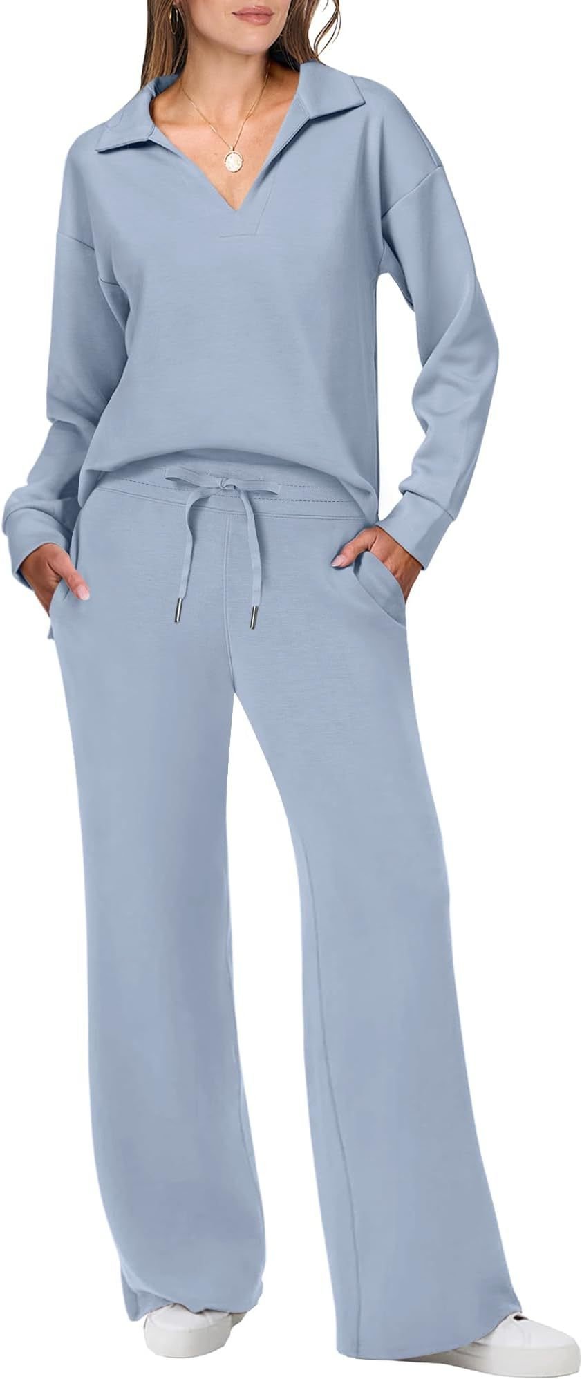 Women's 2 Piece Sets Outfits Casual Long Sleeve Sweatsuits Sets (Buy 2 Sets Free Shipping)