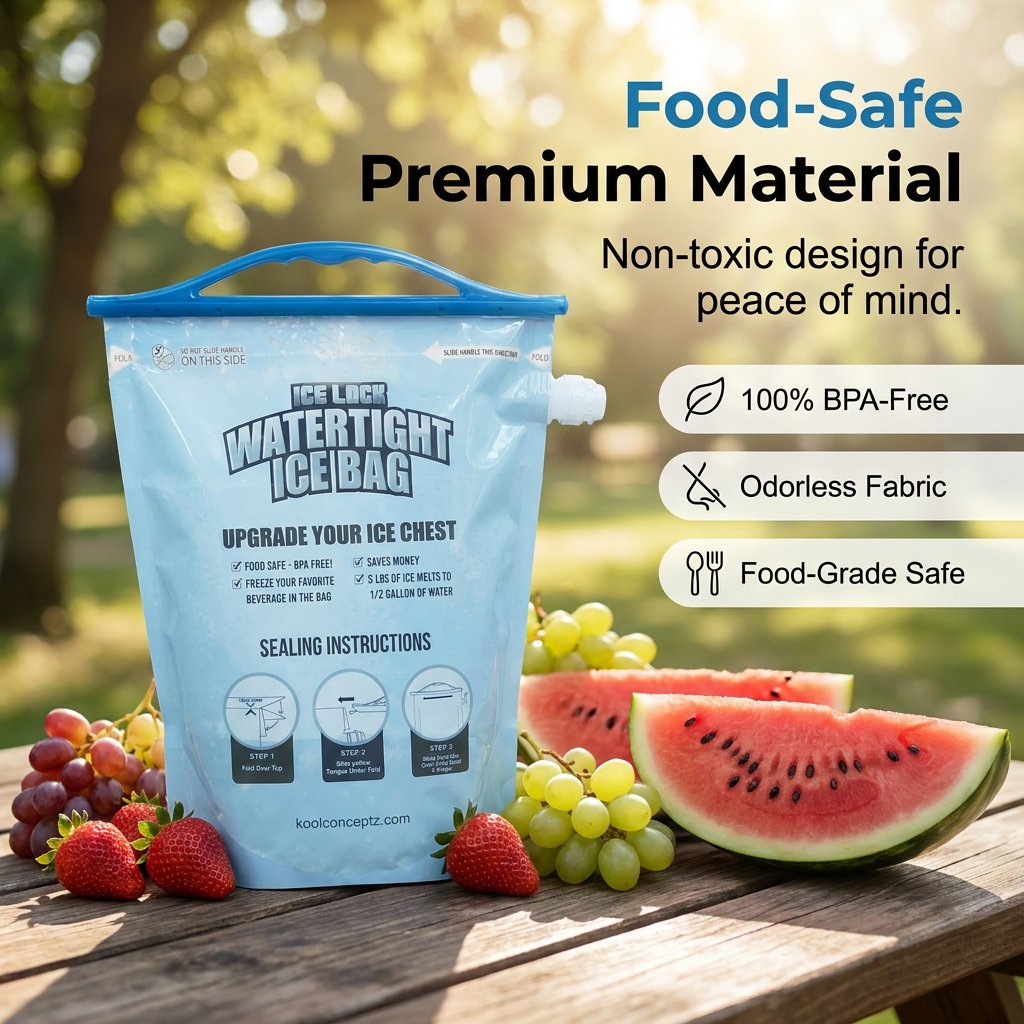 🔥HOT SALE🔥Large-Capacity Leak-Proof Ice Bag – Reusable Cooler Ice Pack – Durable, Instant-Use Cooling Solution