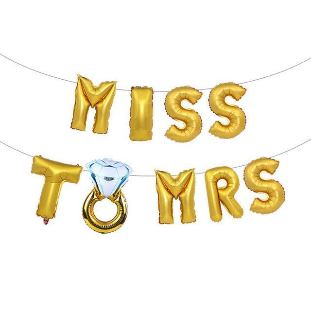Bridal Shower Decorative Balloons