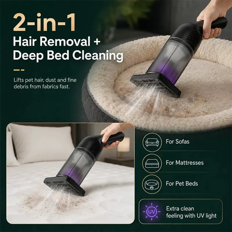 🎉Handheld Cordless Mattress Vacuum Cleaner