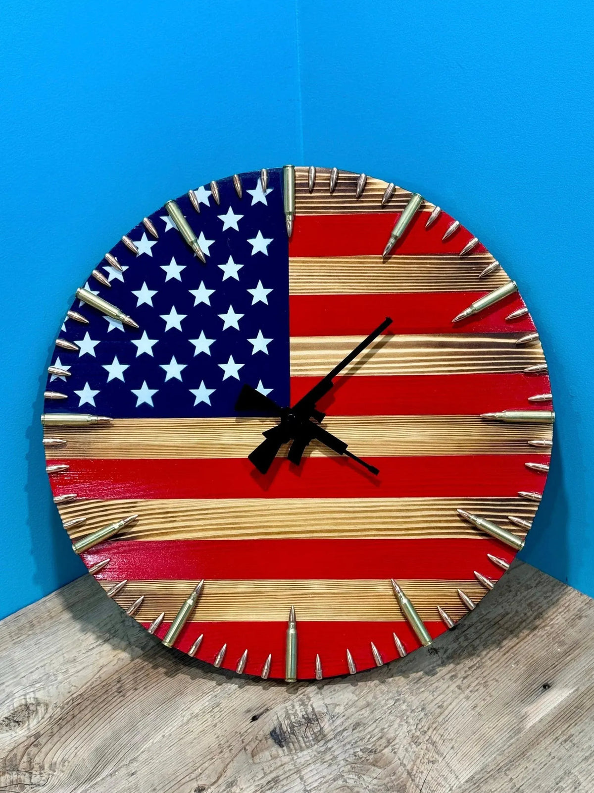 Handmade Patriotic American Flag Clock🎁BUY 2 FREE SHIPPING