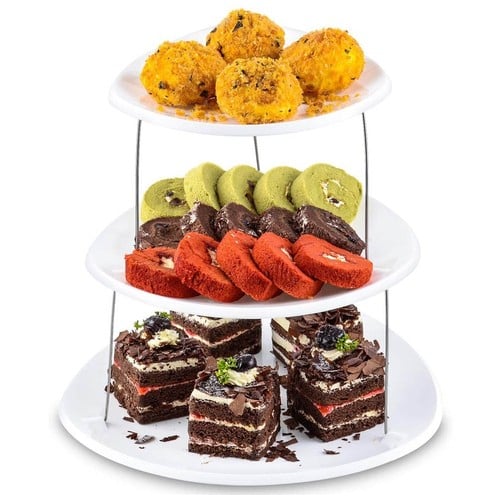 🌟🎉3-Tier Folding Cake Stand