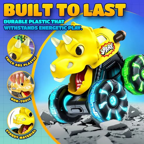 🎉🎁Dino Truck Toy with Motion Activated Light