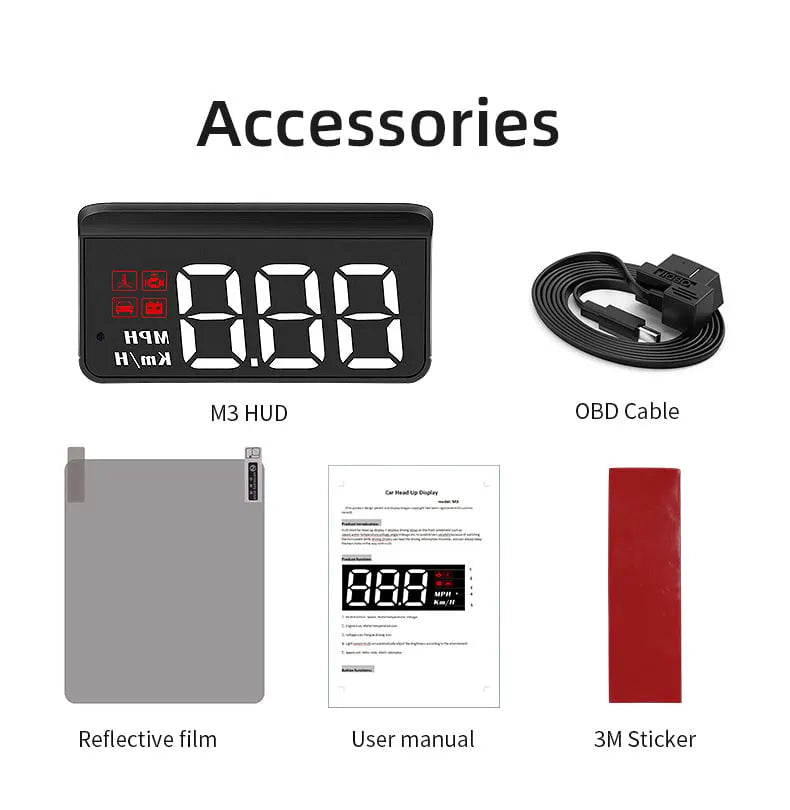 🎁New Year Hot Sale: HALF PRICE -OBD2 HUD Car Head Up Display Projector Speedometer